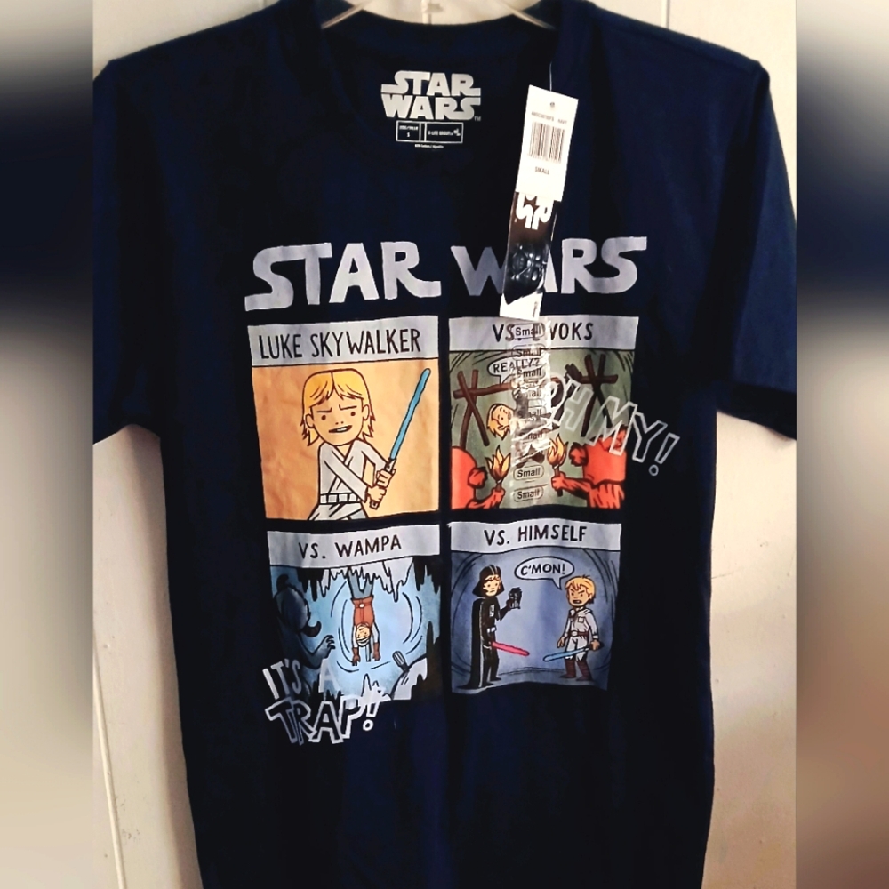 NWT star wars men's size small tshirt